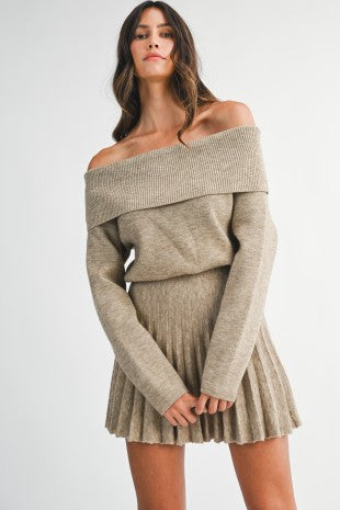 Oatmeal sweater dress