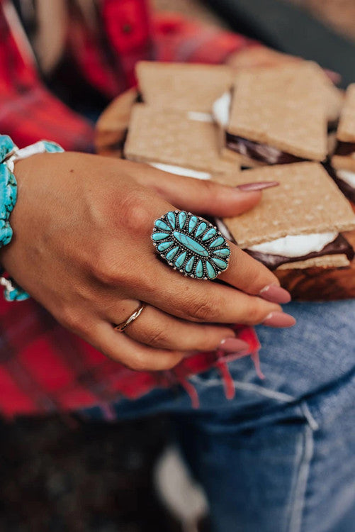 Turquoise Cuff Ring