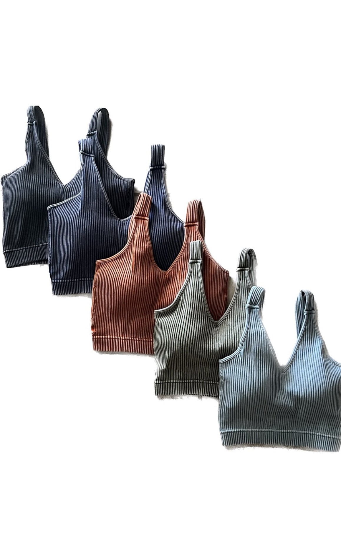 Washed Ribbed Tank