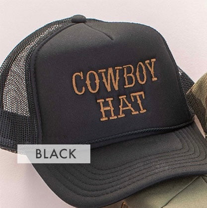 Cowboy Trucker Hat