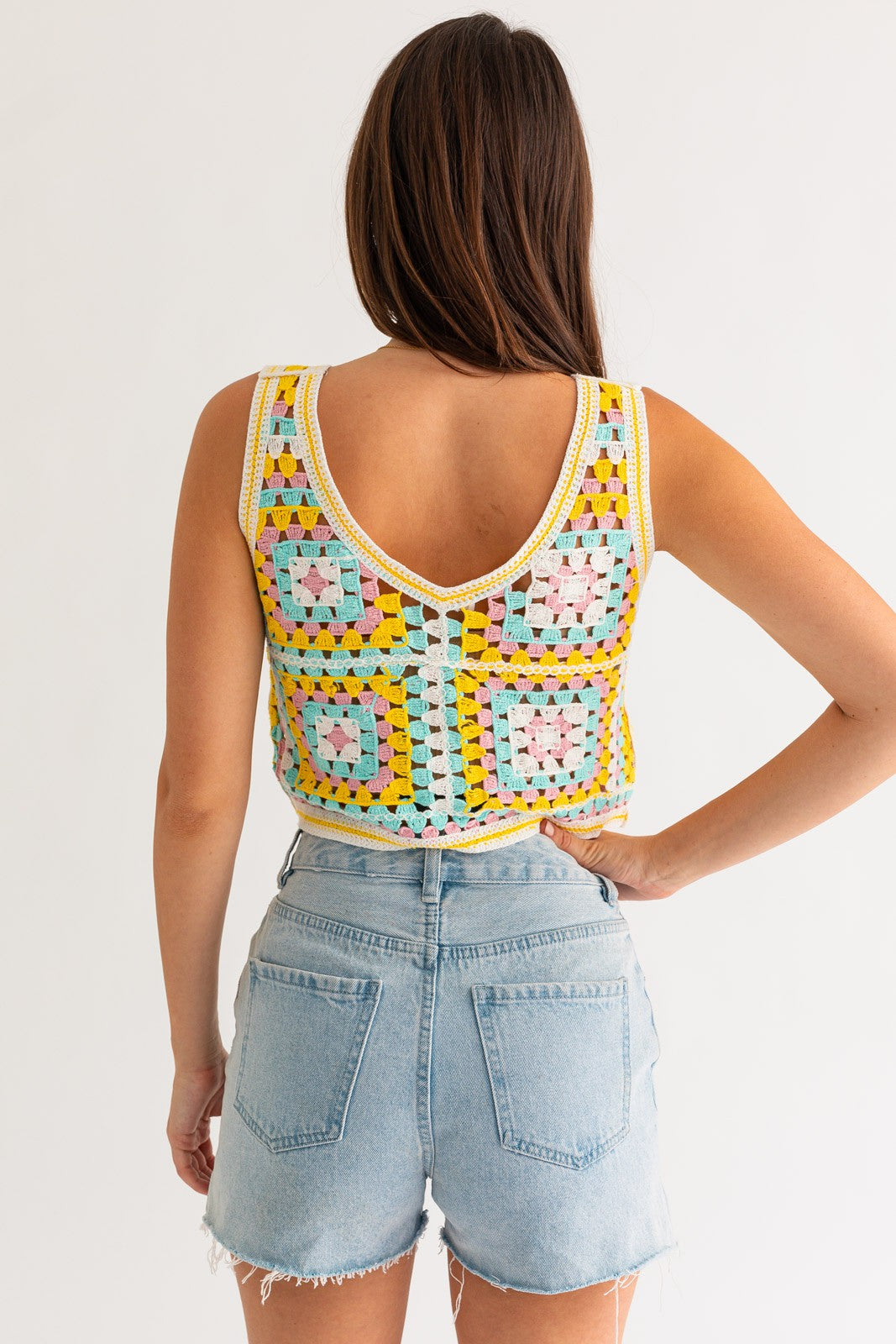 Sleeveless Crochet Top