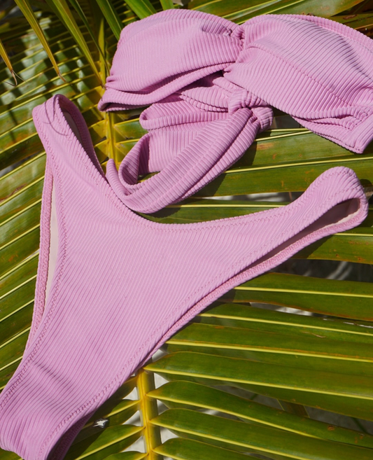 skyswim blush bandeau top