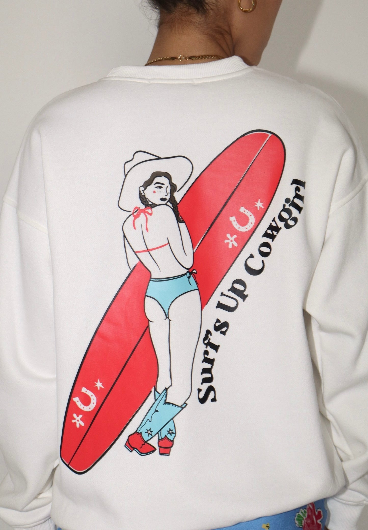 Surfing Cowgirl Sweatshirt