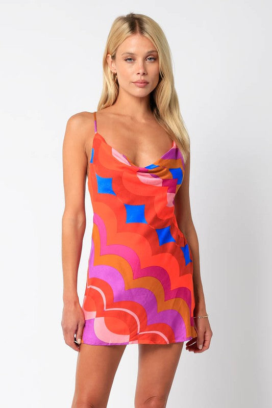 Golden Mango mini dress
