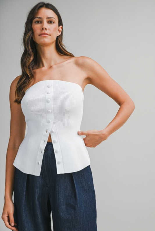 Salt Air Strapless Top