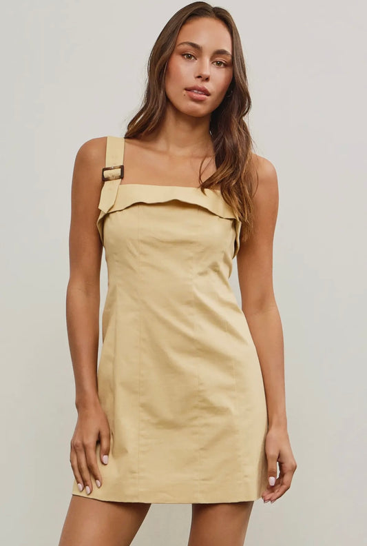 Golden Hour Linen Dress