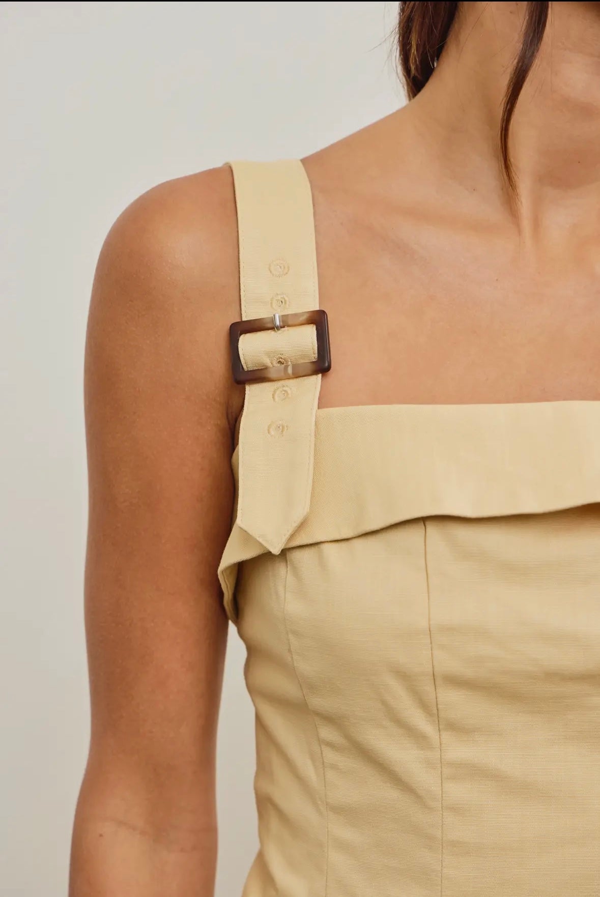 Golden Hour Linen Dress