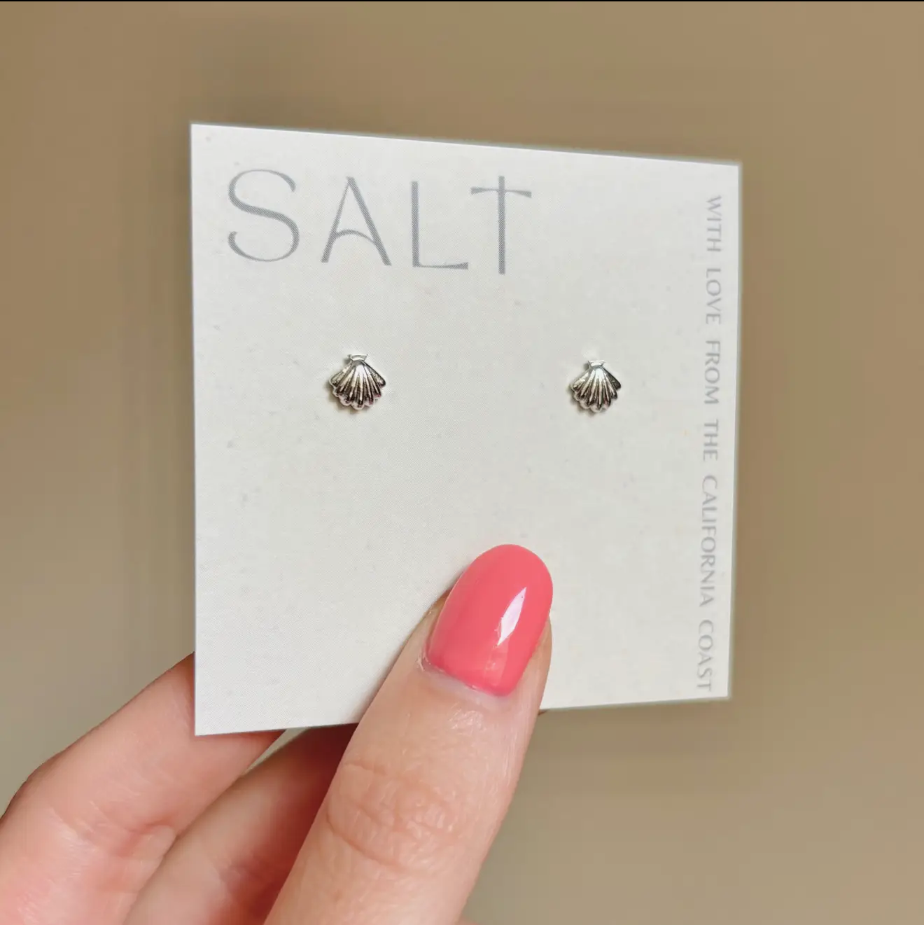 Seashell Studs