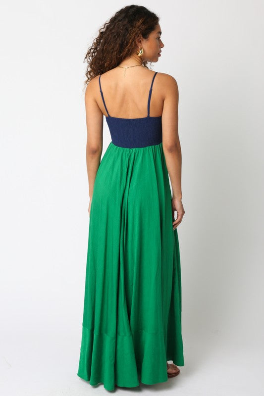 Hailey Colorblock Maxi Dress