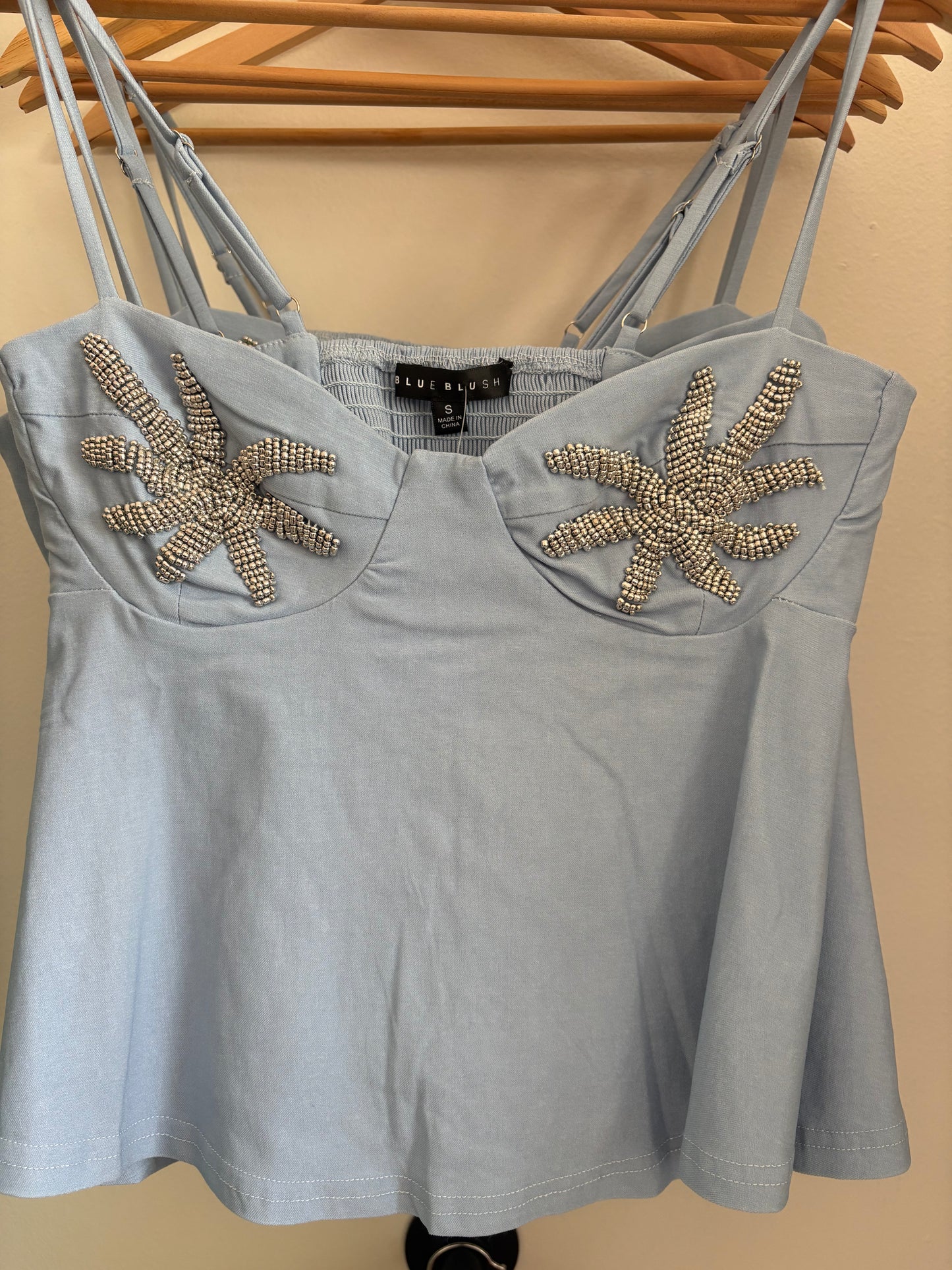 Starfish Beaded Top