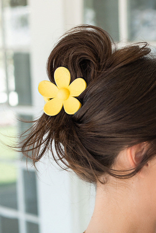 Flower Claw Clip